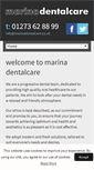 Mobile Screenshot of marinadentalcare.co.uk